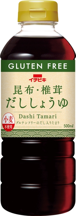 グルテンフリー昆布・椎茸だししょうゆ　500ml