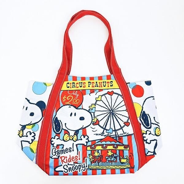 スヌーピーの楽しそうなトートバッグ集