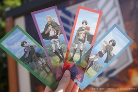 発見した巨人をSNSで報告せよ！
TVアニメ『進撃の巨人』×ニジゲンノモリ コラボイベント
SNSキャンペーンに新たなノベルティが登場