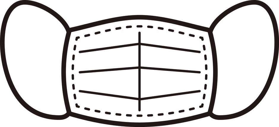 スタッフのマスク着用を義務化