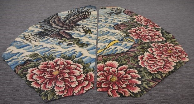 袖絵 ※新寺町ねぷた愛好会(約)縦398センチ×横194センチ