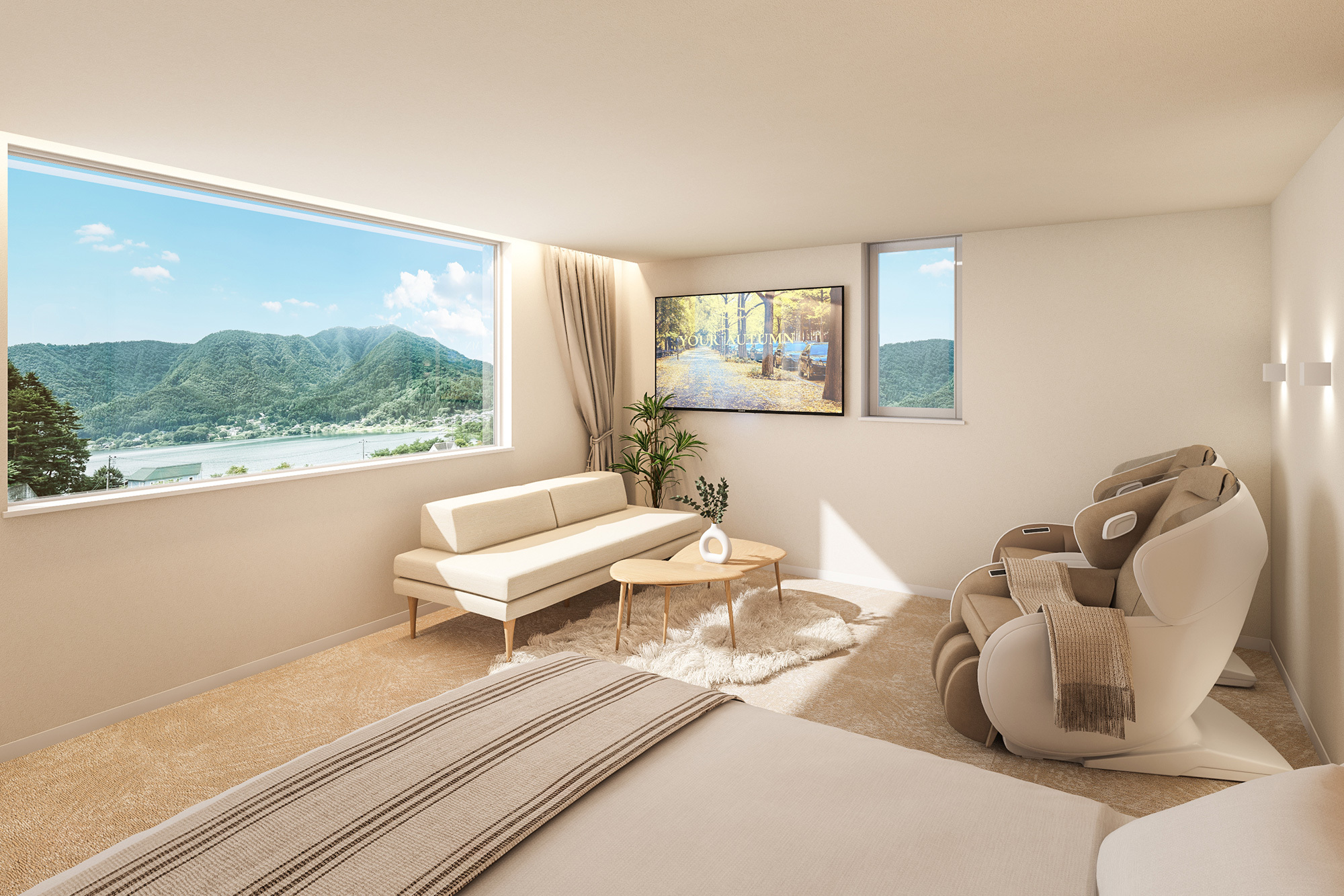 湖畔の隠れ家 totonoco ベッドルーム