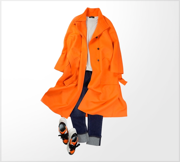 着映え確実☆彡ファビアナフィリッピ オレンジコート