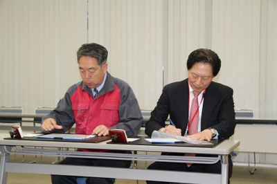 議事録にサイン