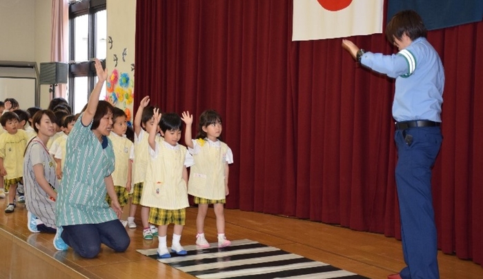 令和元年（2019年）の「交通安全教室」の様子