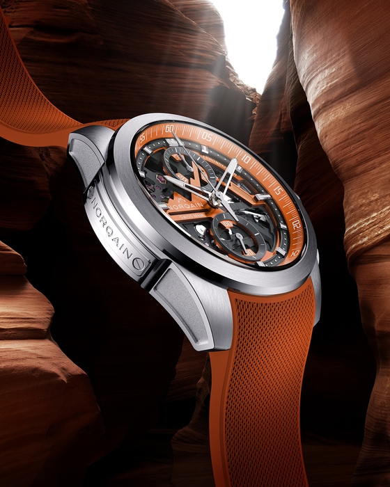 Independence Skeleton Chrono Orange-4