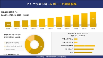 ピンク水素市場の収益推移と地域別シェア分布