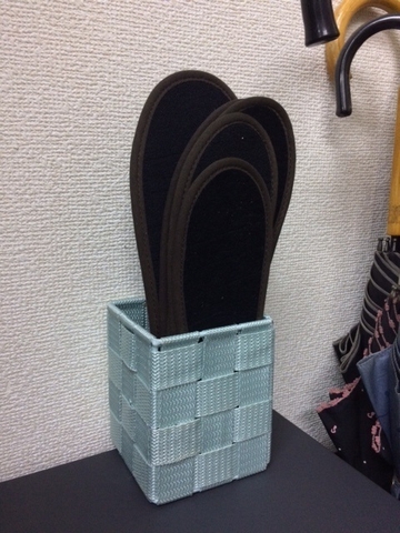 出がけにサッと靴に入れて下さい