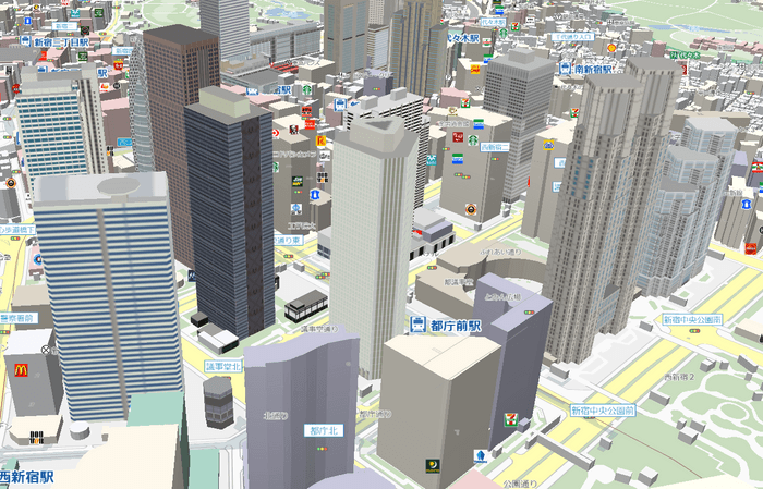 「MapFan東京3DMap」