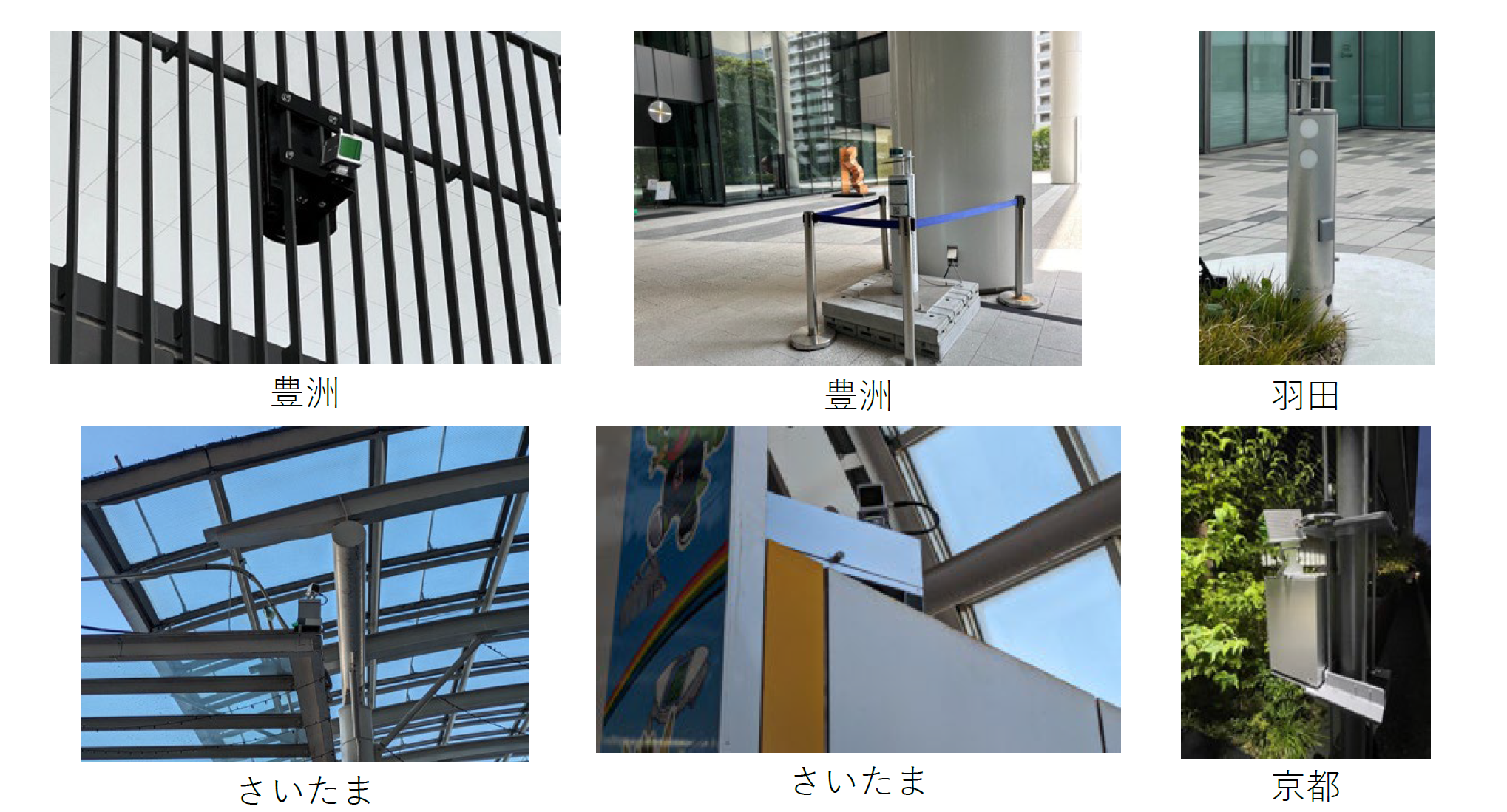 LiDARボックスの各所への常設