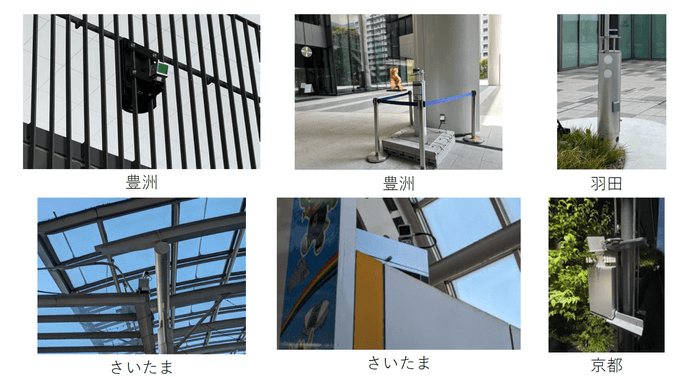 LiDARボックスの各所への常設