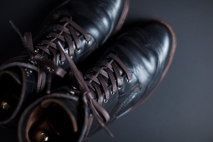 DARK BROWN 150　WAX' SHOELACE