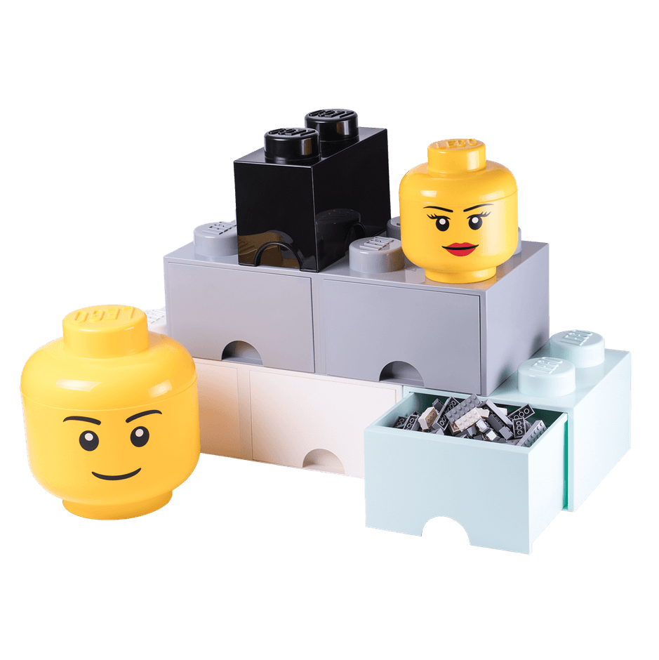 LEGO STORAGE HEADS DIF