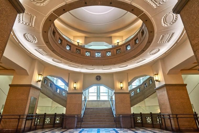 港区立郷土歴史館　中央ホール