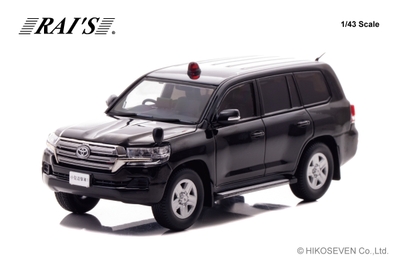 RAI'S 1/43 トヨタ ランドクルーザー GX (URJ202) 2017 警察本部警備部機動隊小型遊撃車両:左前