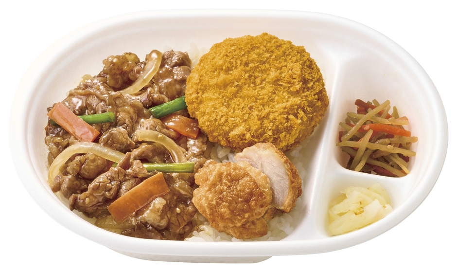 550ランチシリーズ 牛焼肉得弁ランチ 510円(税込550円)