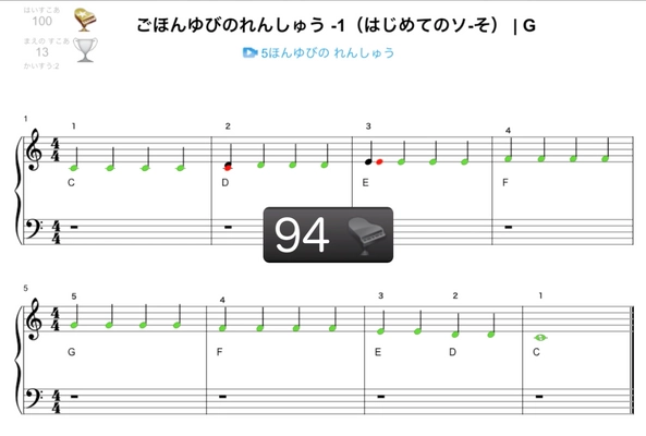 ピアノ練習アプリ「ピアノマーベル」　 子供向けのひらがなモードを公開