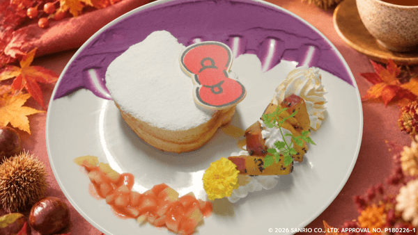 ハローキティがキュートなモンスターに変身！？
「HELLO KITTY SHOW BOX」秋限定パンケーキ
10月1日より提供開始
