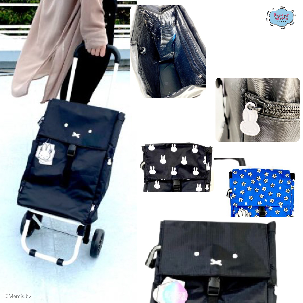 速報　新商品発売開始 保冷もお任せで大容量♪買い出しが快適になるミッフィーのショッピングカート