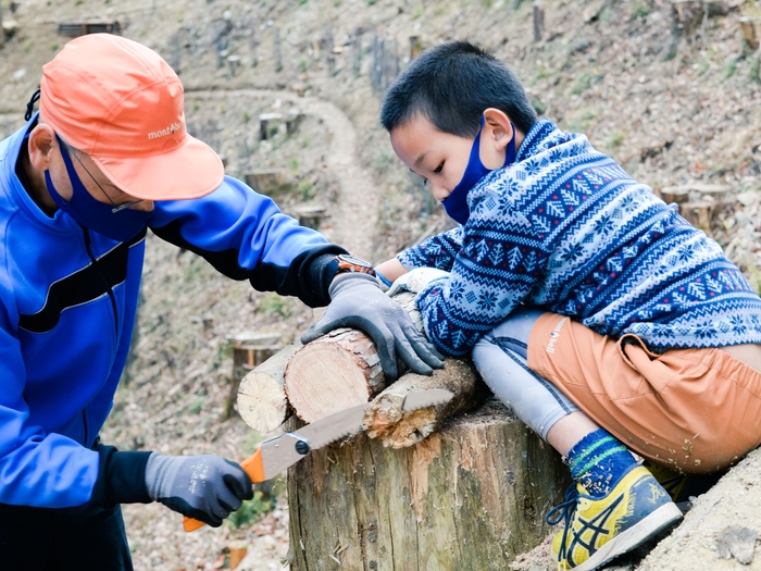 全身を使って自然を体感しましょう！