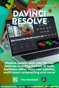 ブラックマジックデザイン、教育機関向けに 動画制作スキル習得を支援するプログラムを開始 DaVinci Resolve Studio(税込 48,490円)を無償提供！