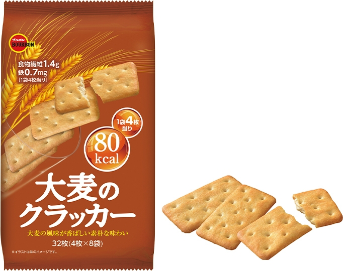 大麦のクラッカー