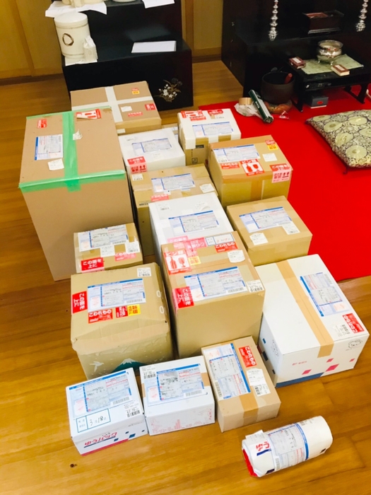 届いた遺骨