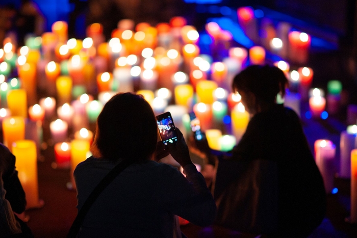 飛鳥光の回廊 ろうそく
