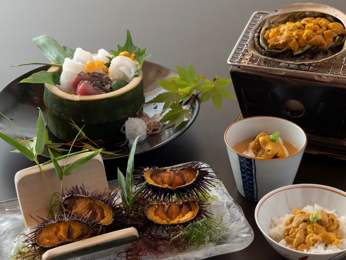 赤ウニづくし会席料理イメージ(2)