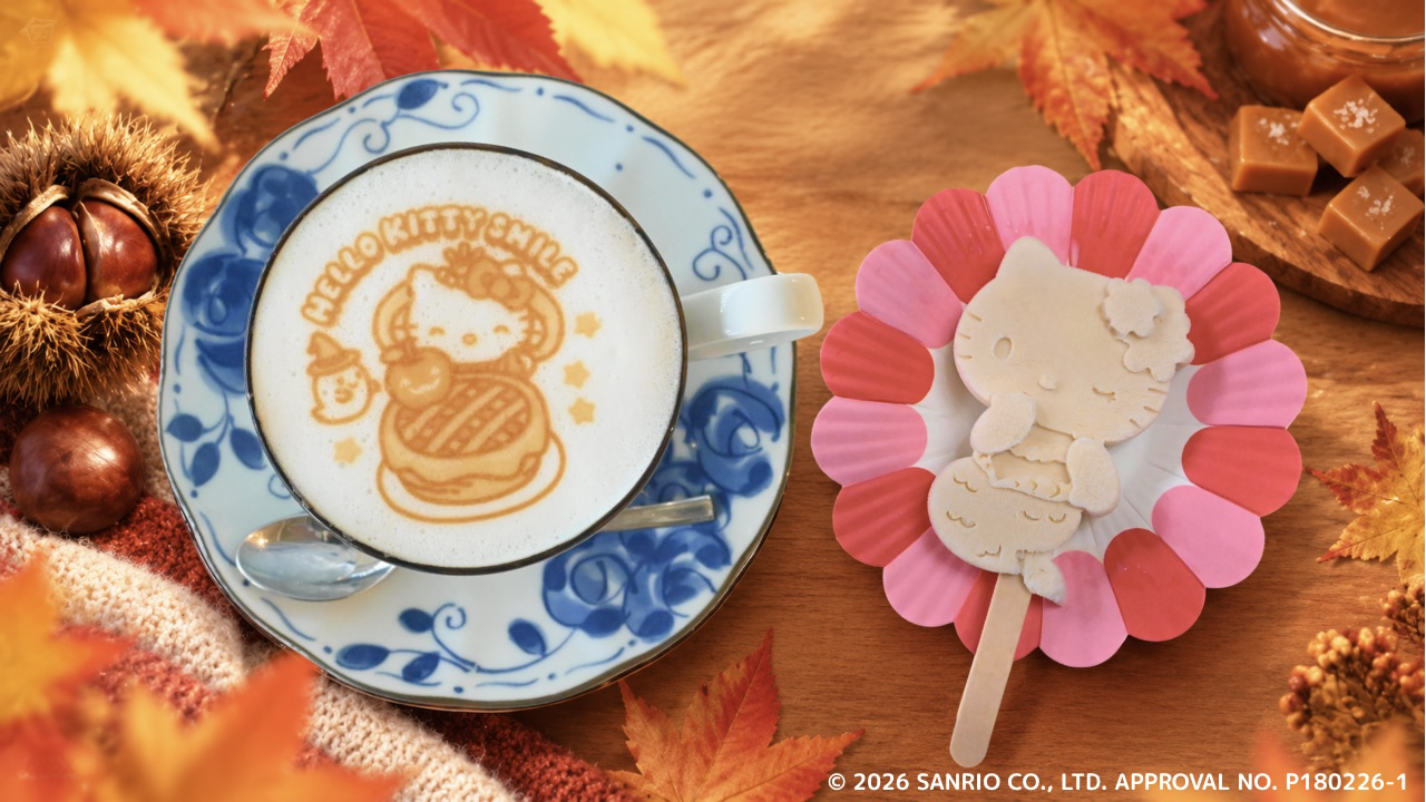 人魚の形をしたハローキティの可愛い大人気ポプシクルに新フレーバー登場！
HELLO KITTY SMILE『ハローキティのポプシクル・ラテアート』10月3日販売