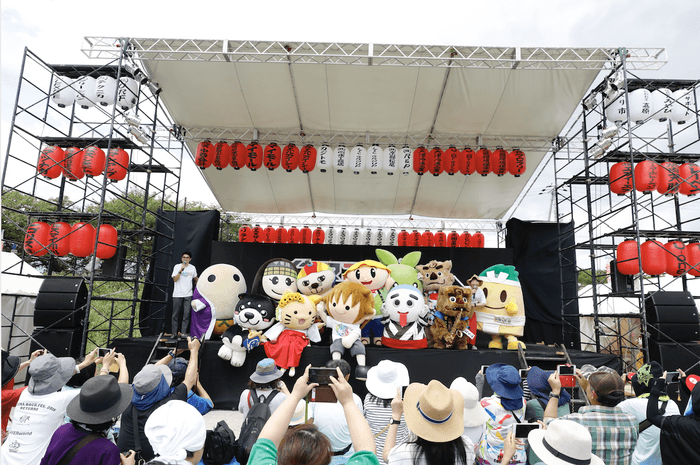 昨年のキャラショーの模様