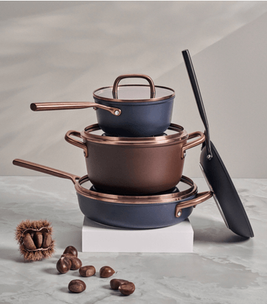 ZWILLING Milano(下から:ソテーパン(日本未展開品)/ストックポット/ソースパン、サイド:フライパン)