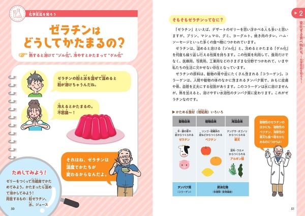 ゼラチンはどうしてかたまるの?