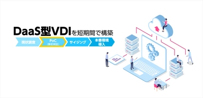 マルチセッションのDaaS型VDI環境を構築　 ～実機調査・実証実験後3か月で本番移行を実現～