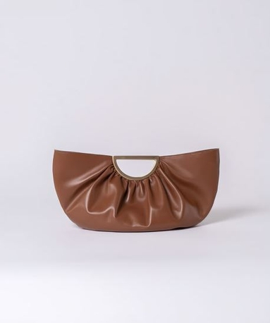 ギャザークラッチバッグ