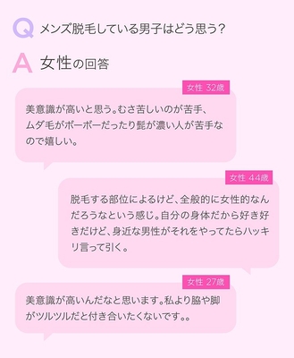 脱毛する男子ってどう?