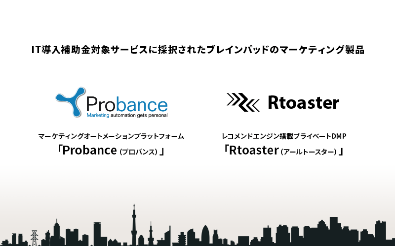 IT導入助成金の対象サービスであるブレインパッドのマーケティング製品