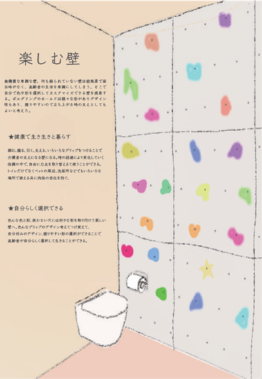 佳作「楽しむ壁」