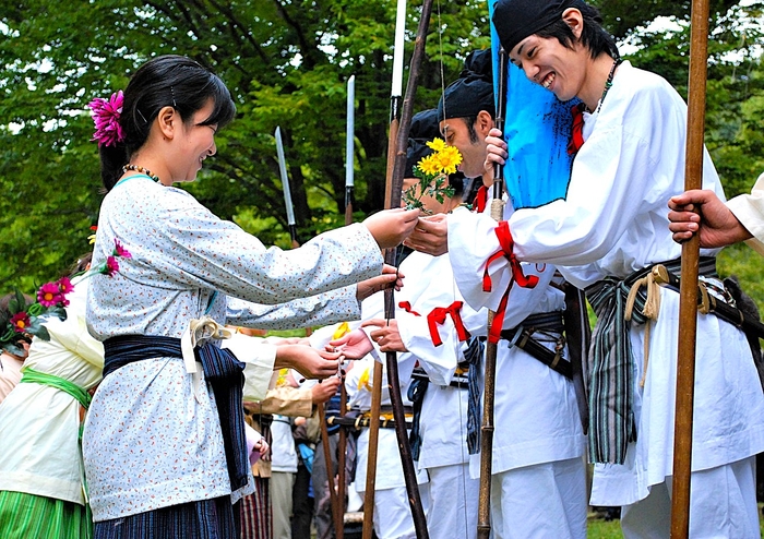 「防人まつり」の様子