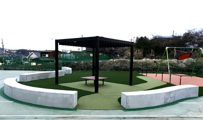 CPコンクリートコンソーシアムと日野市が連携協定を締結し、 「西平山あそびば」と豊田駅前にCPコンクリートを施工