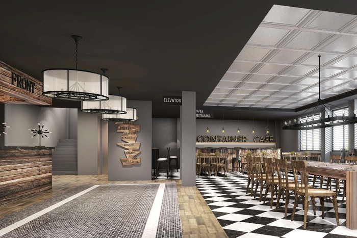 ホテルフロント&カフェ(イメージ)