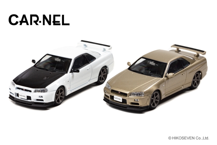 CARNEL 1/43 日産 スカイライン GT-R VspecII N1 / Mspec Nur (BNR34)