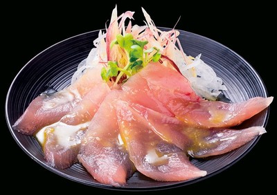 ビン長まぐろのさっぱり山わさびソース