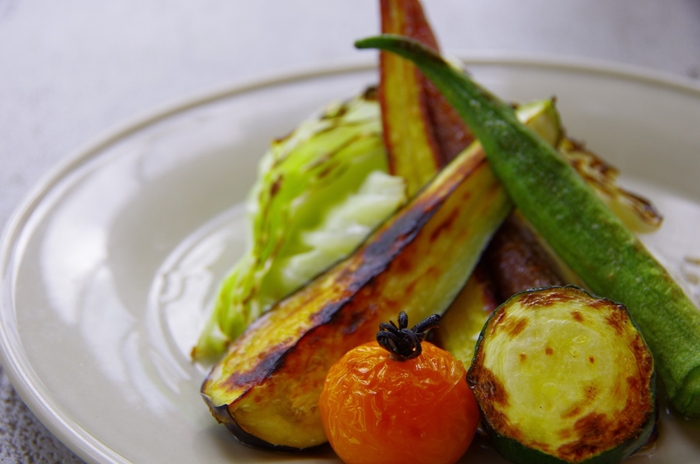 窯焼き野菜