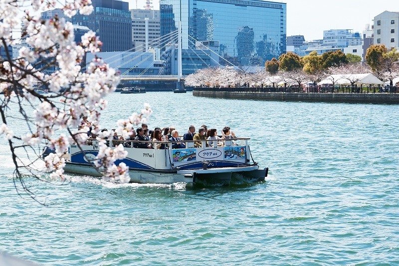 アクアmini 大阪城お花見クルーズ