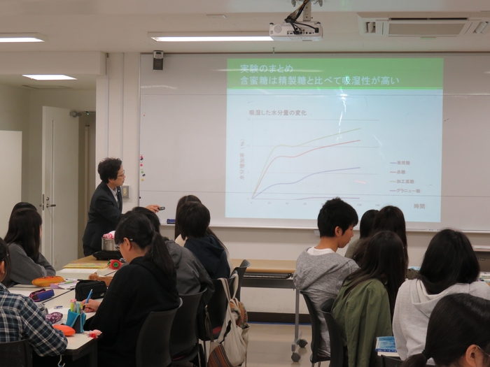 講義風景 含蜜糖の機能