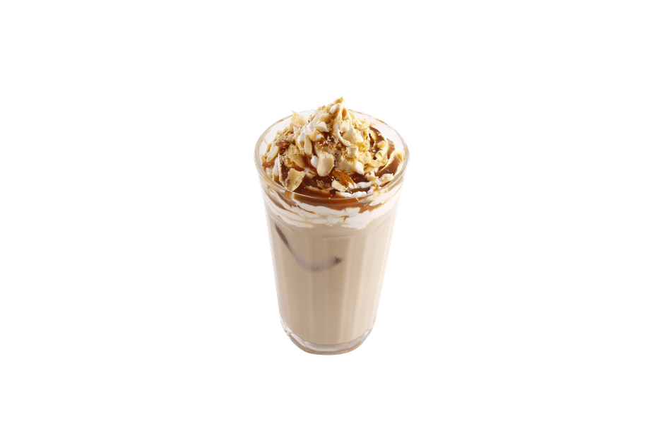 次郎のキャラメルみるくにツッコみラテ 715円