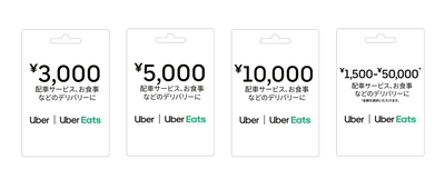 Uber ギフトカード