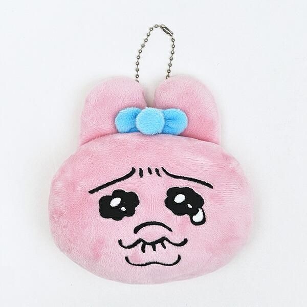 おぱんちゅうさぎの愛らし表情に思わずキュン。まるでぬいぐるみのような癒しのポーチやキーホルダーです。