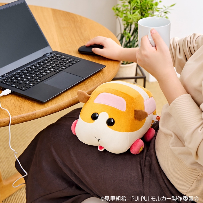 あったかぬいぐるみ PUI PUI モルカー ポテト(使用イメージ)